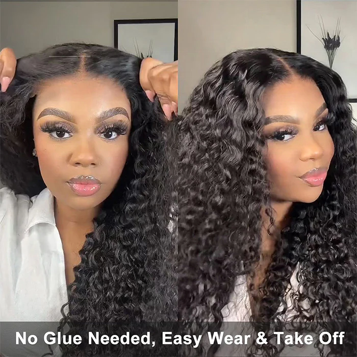 180% 200% Pre Plucked Glueless Full Hd Lace Wig Swiss Hd Lace Front 32 Inch Water Wave Wig Human Hair Raw Vietnamese Hair Wig