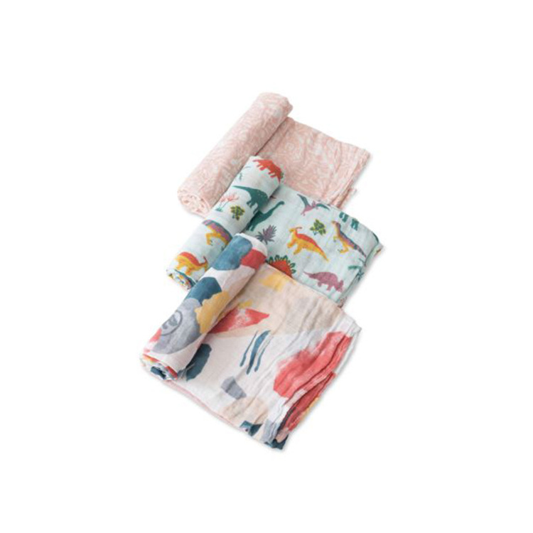 Private Label Newborn Soft Cotton Fabric Baby Muslin Swaddle Blanket