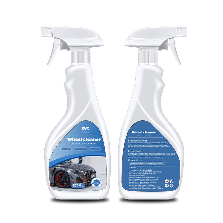 High Quality 500ml Car Cleaning Products High Efficiency Strong Cleaning Alloy Wheel Rim Cleaner Spray