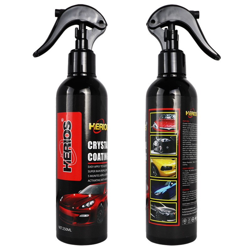 250ml Car Nano Coating Spray Crystal Coating Anti Scratch Waterproof High Gloss Spray For Car