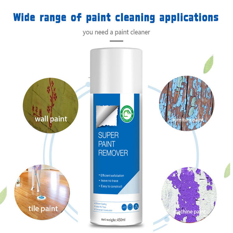 Ranfan Efficient Paint Remover 450ml Paint Stripper Remover Spray For Car Wood Graffiti Wall Removing