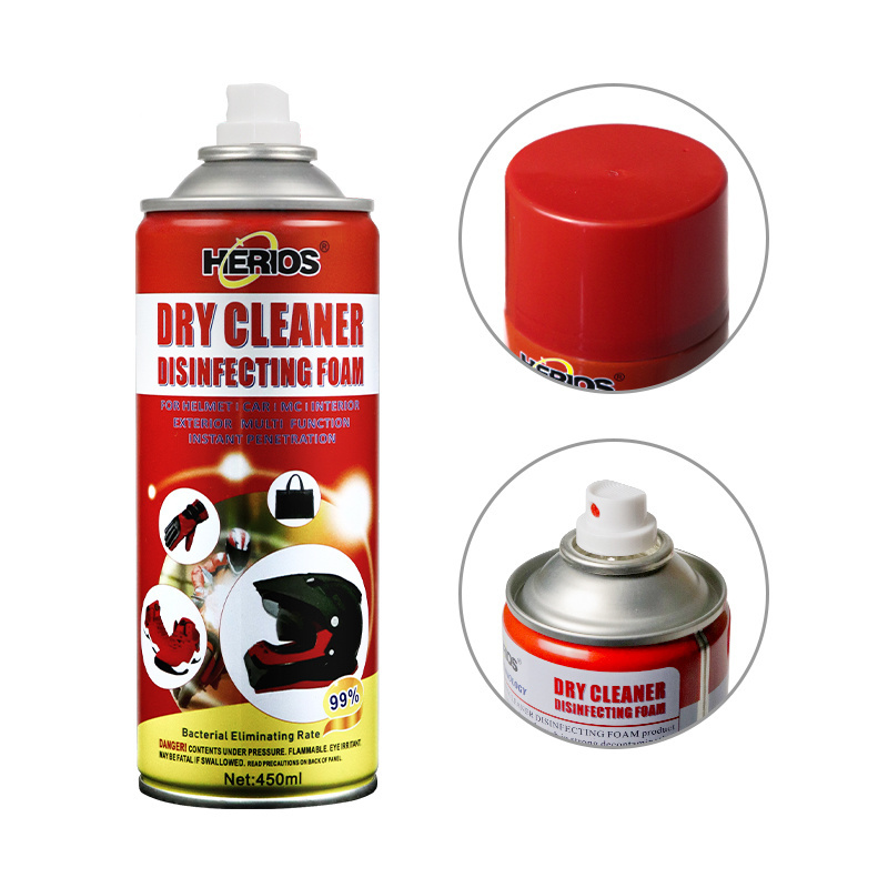 Hot Sale Helmet Interior Cleaner Rich Foam Fast Cleaning Motorcycle Helmet Cleaner Spray