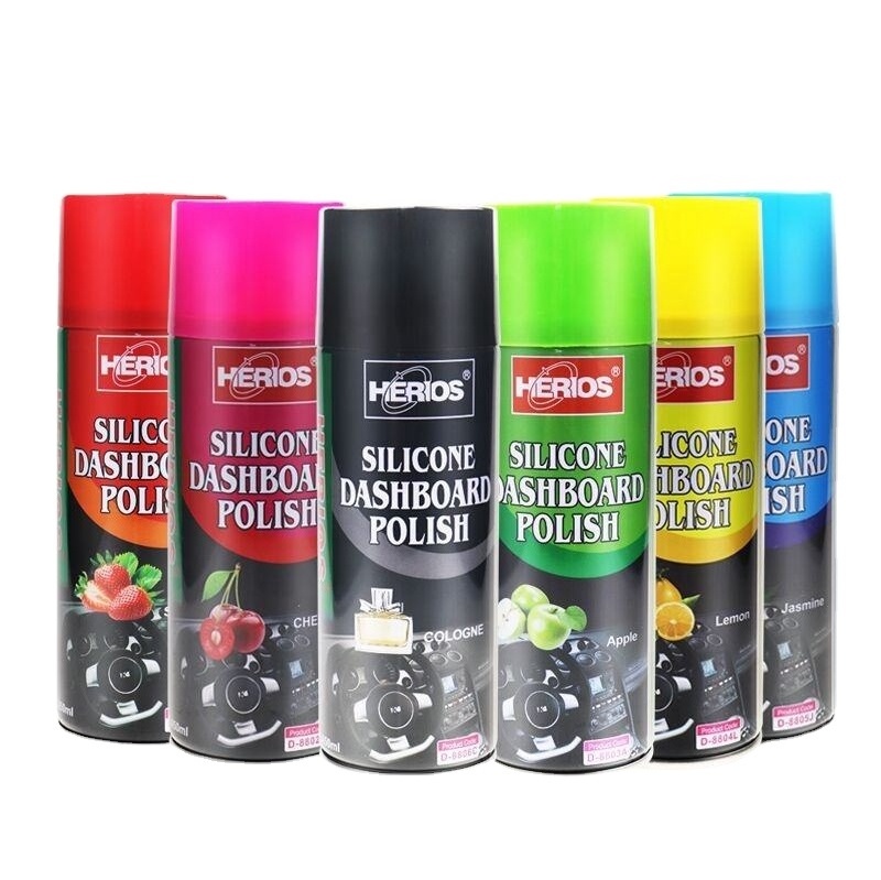 Car Interior Dashboard Restoration Cleaner Spray Car Care Plastic Retreading Agent Spray With Multiple Fragrance Options