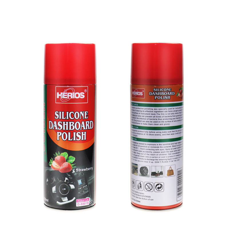 Car Interior Dashboard Restoration Cleaner Spray Car Care Plastic Retreading Agent Spray With Multiple Fragrance Options