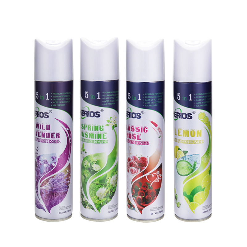 Eco-friendly Deodorant Spray Aerosol Air Freshener Spray With Different Fragrance For Home And Car