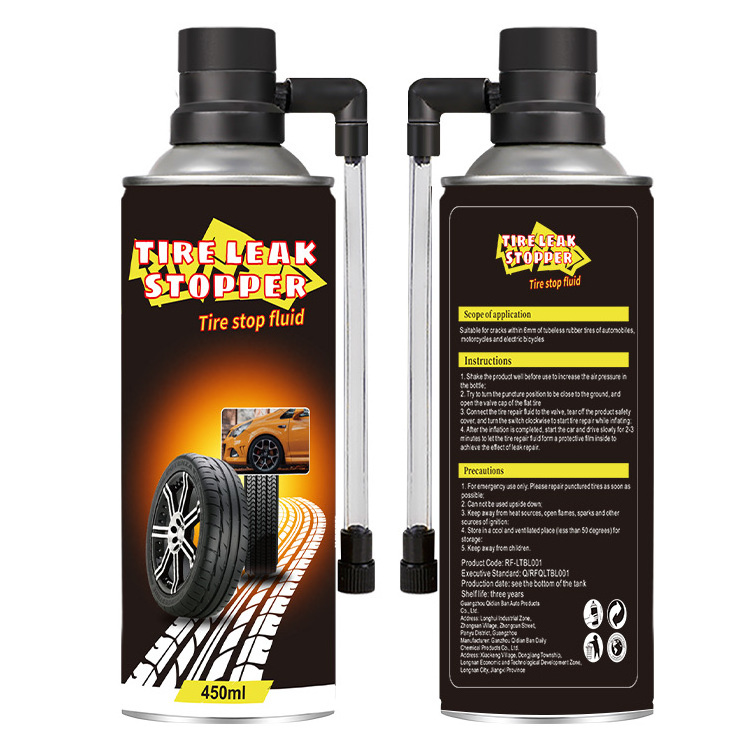 RANFAN Car Tire Leak Quick Self-Repair Tool Spray Aerosol Tyre Repair Tire Sealer Inflator Spray