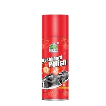 Dashboard Spray Aerosol Dashboard Shine Wax Spray 450ML Strawberry smell Clean and Bright Car Interior Factory OEM