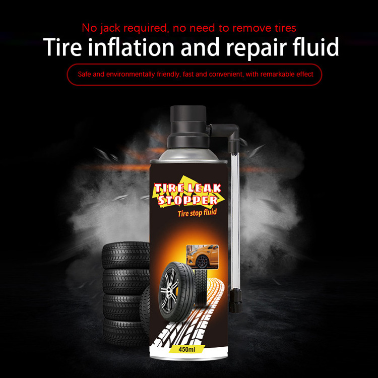 RANFAN Car Tire Leak Quick Self-Repair Tool Spray Aerosol Tyre Repair Tire Sealer Inflator Spray