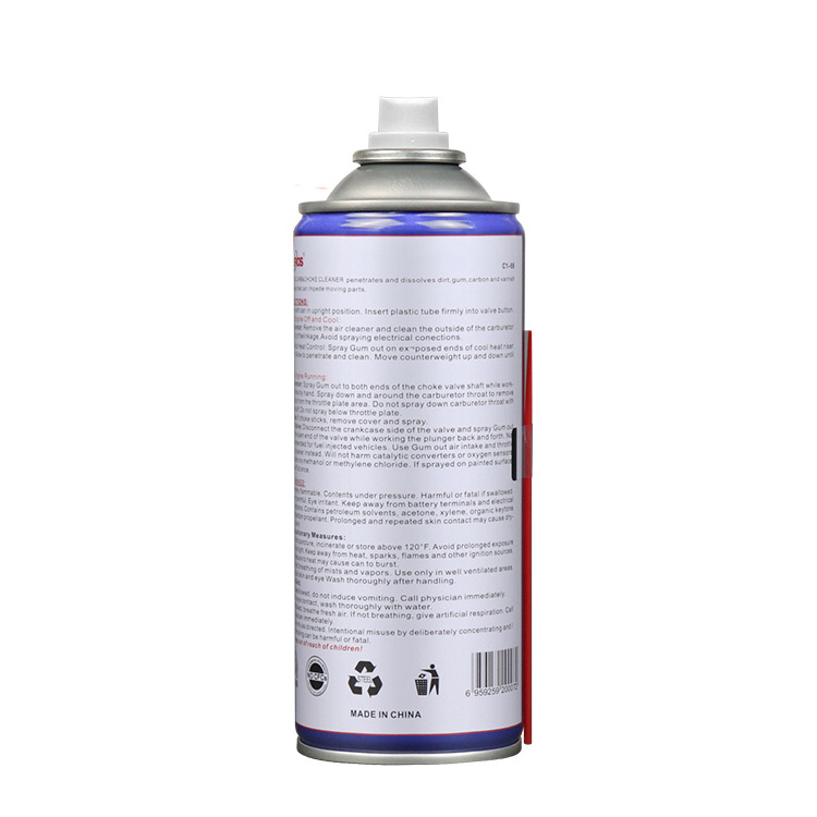 Wholesale 450ml Carburetor Cleaner Spray Carburetor Carb Cleaner Choke Carb Cleaner spray