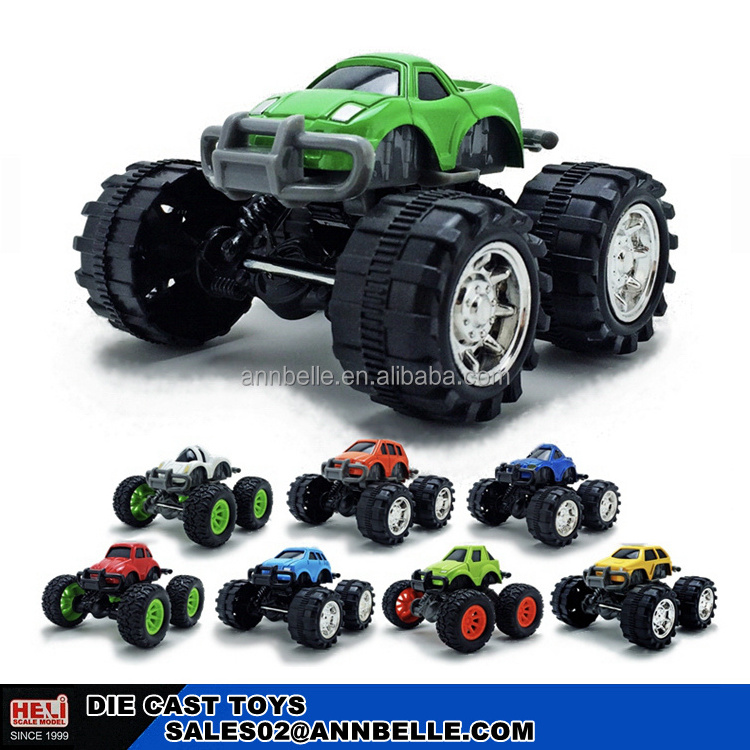 Mini monster metal alloy car Die cast car big wheel monster truck mini truck promotion toys