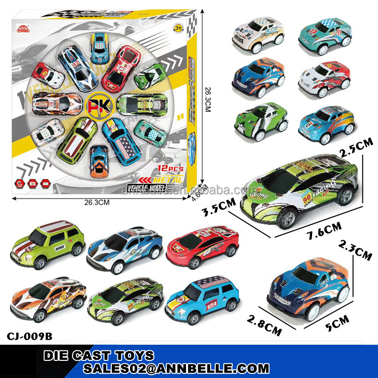 1:56 12 pcs set Cheap price Die cast car Low Price Metal car Alloy car toy collection various designs many designs assorted