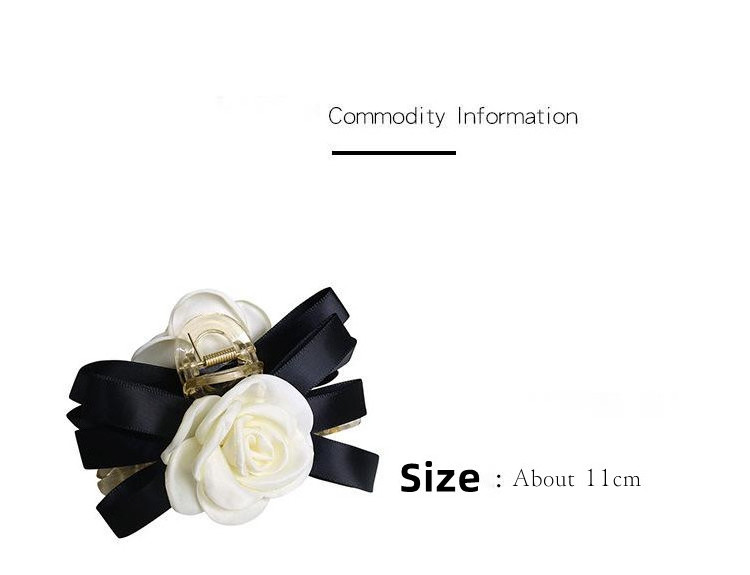 Latest Style IN Stock Camellia Flower Cellulose Acetate Hair Claw Fashion Barrettes Decorative Hair Accessories Flower Hair Claw