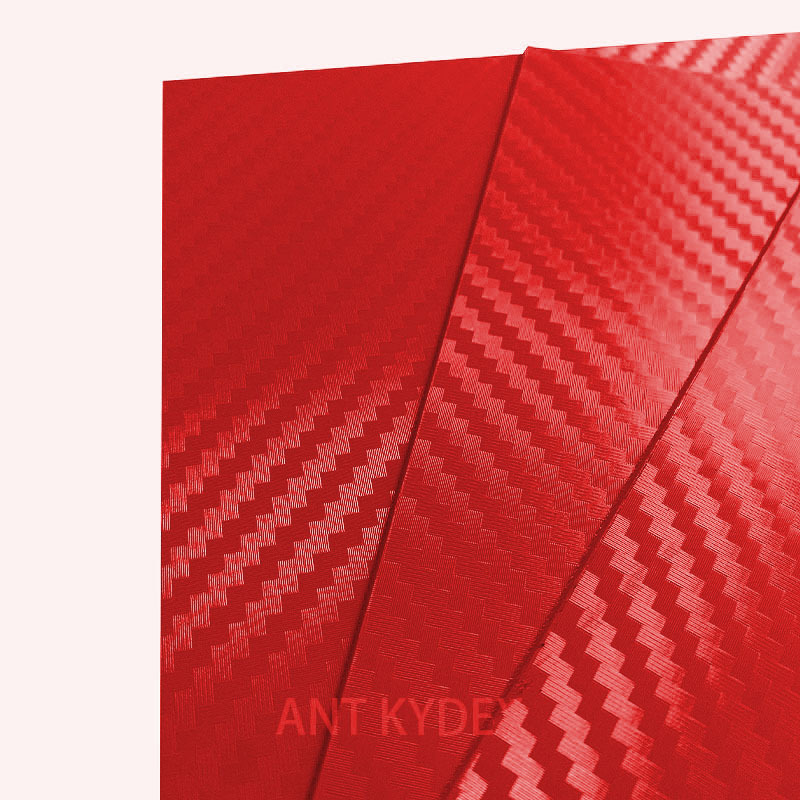 Red Carbon Fiber Kydex Sheet =1.5/2MM Thermoplastic Acrylic Polyvinyl Chloride K Panel Plate Kydex K sheath scabbard Holster