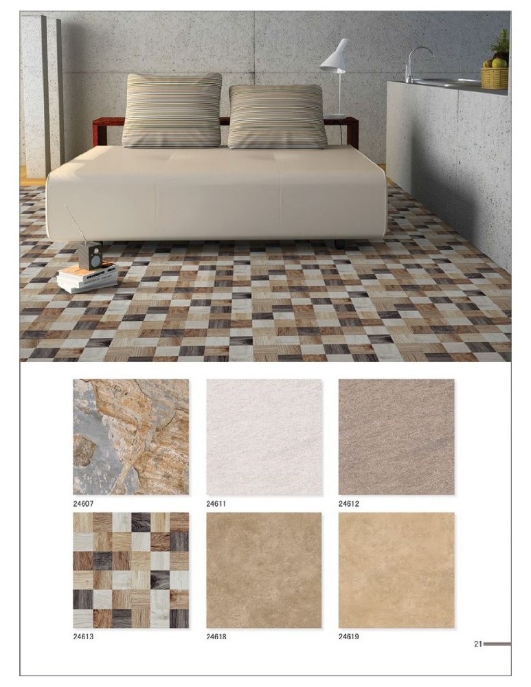 CERAMIC TILES 400X400mm DIGITAL FLOOR TILES WITH GLOSSY RUSTIC AND SATIN SURFACE FOR EXTERIOR AND INTERIOR USAGE FOR HOME HOTEL