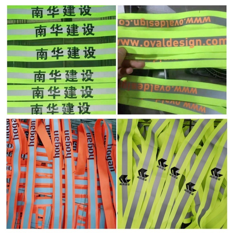 Fast Customization Hi Vis Orange Pink Safety Vest Red Reflective Vest Elastic Belt for Girls Women