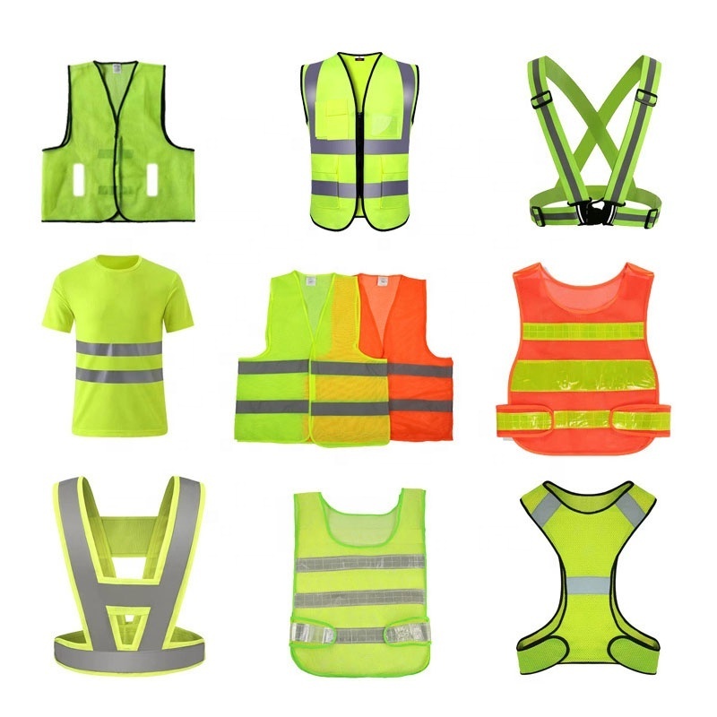 High Visibility Customize All kinds of Safety Vest Reflective Vest with Hi Vis Reflective Straps