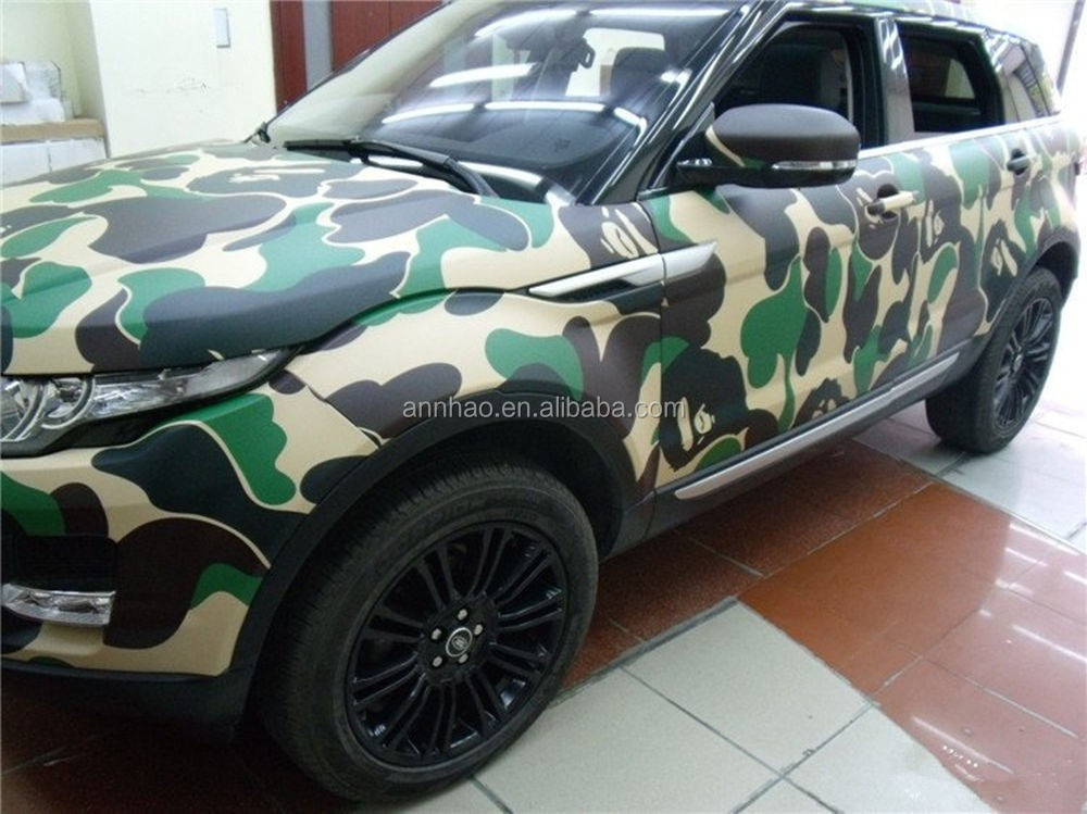 1.52*28m Air Bubble PVC Material Car Body Decal Vinyl Sticker  Car Wrap Forest Camo Vinyl Film