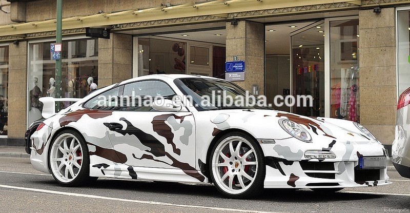 painting printing camo Self Adhesive Vinyl Car Wrap Camouflage Skin Car Wrapping Vinyl Film