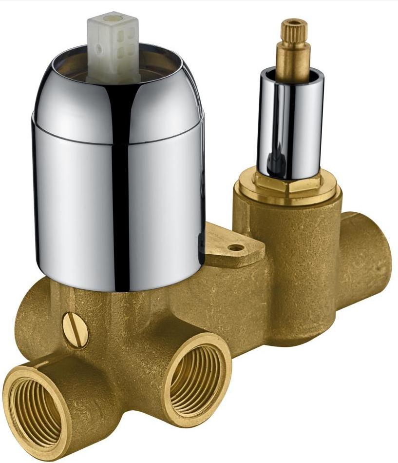 Shower valve with diverter