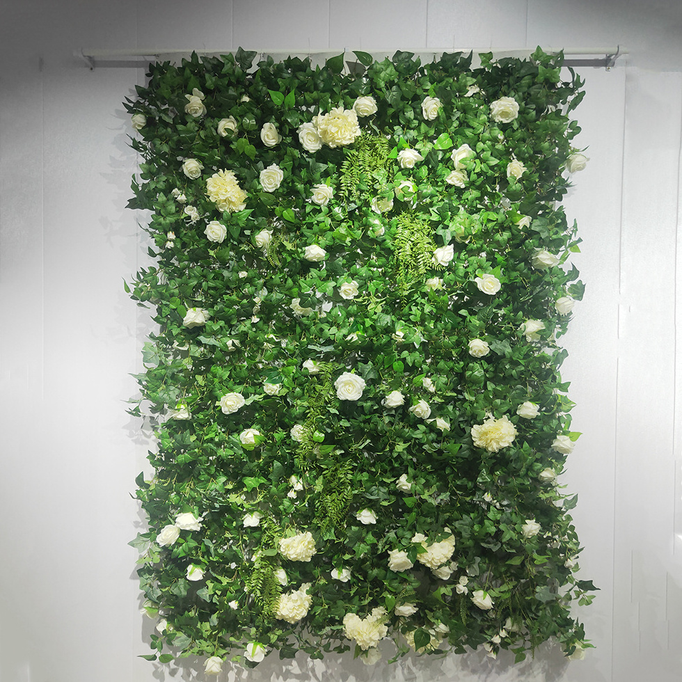 3D  Silk Artificial  Flower Wall Wedding Decoration Backdrop Flowers For Decoration Wedding Artificial