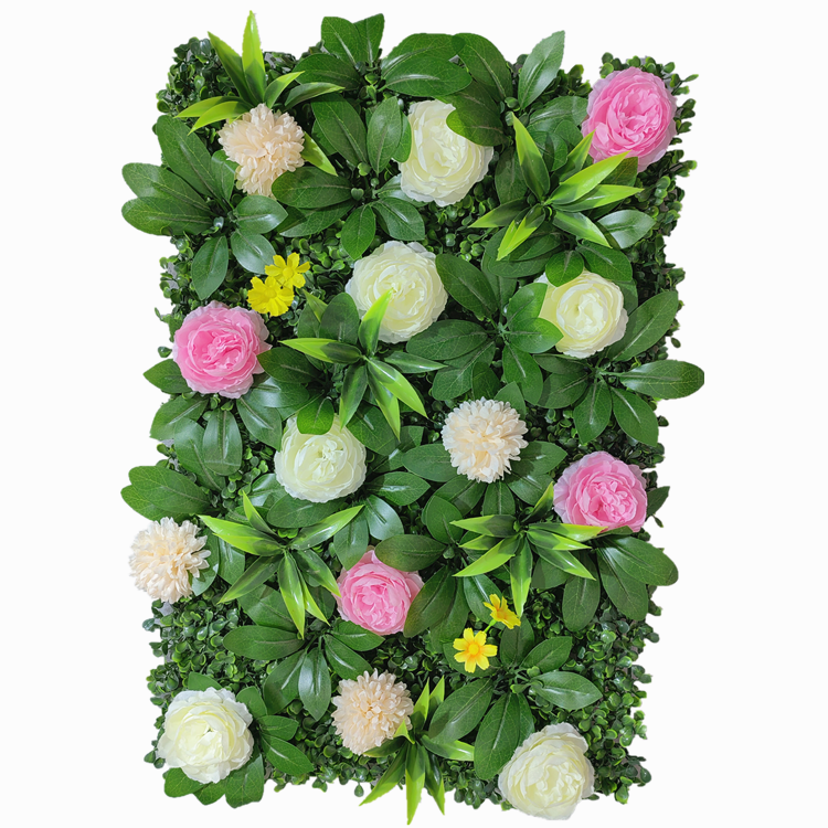 Wholesale 40*60 CM Decorative Artificial Flower Plants Green Wall Decoration Green Flower Wall for Wedding Backdrop Decorations