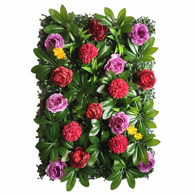 Wholesale 40*60 CM Decorative Artificial Flower Plants Green Wall Decoration Green Flower Wall for Wedding Backdrop Decorations