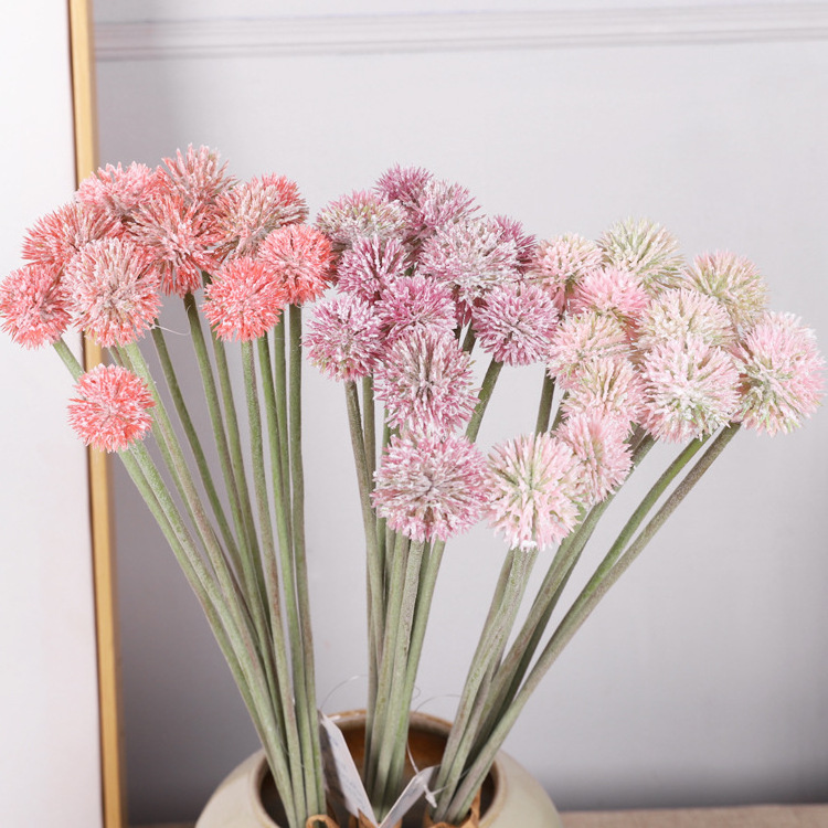 Artificial Flower Faux Dandelion Flowers Faux Artificial Silk Flower Dandelion For Home Garden Wedding Decoration