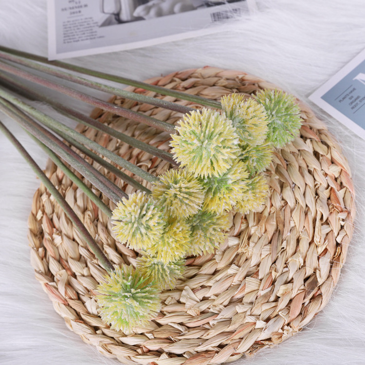 Artificial Flower Faux Dandelion Flowers Faux Artificial Silk Flower Dandelion For Home Garden Wedding Decoration