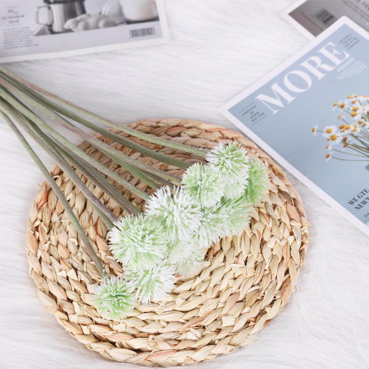 Artificial Flower Faux Dandelion Flowers Faux Artificial Silk Flower Dandelion For Home Garden Wedding Decoration