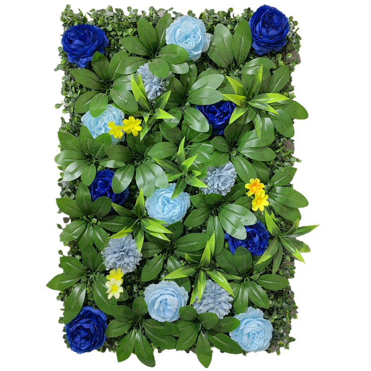 Wholesale 40*60 CM Decorative Artificial Flower Plants Green Wall Decoration Green Flower Wall for Wedding Backdrop Decorations