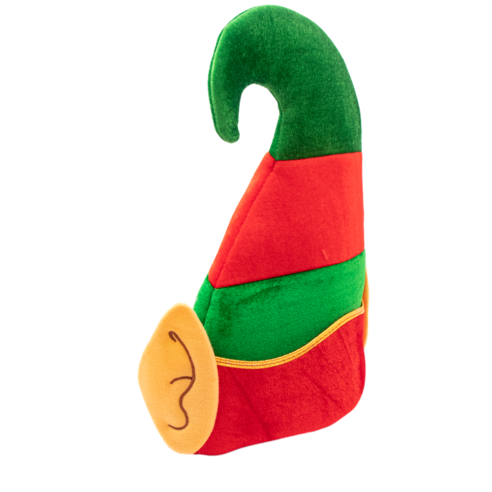 Red and Green Colors Santa's Hat Womens Kids Baby Beanie Winter Hat Christmas elf ears hat