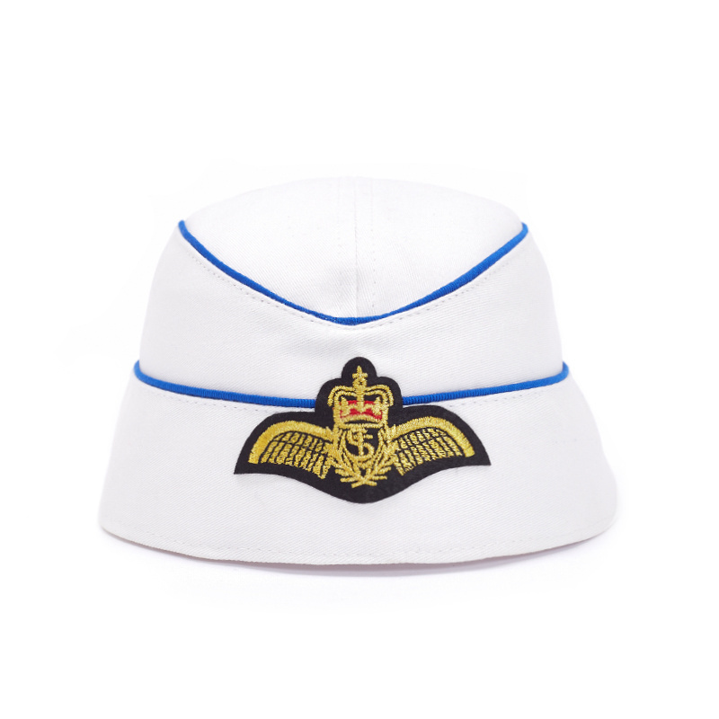 Wholesale Adult Yacht Boat Ship Sailor Captain Hat Navy Marine Embroidered Captain Hat