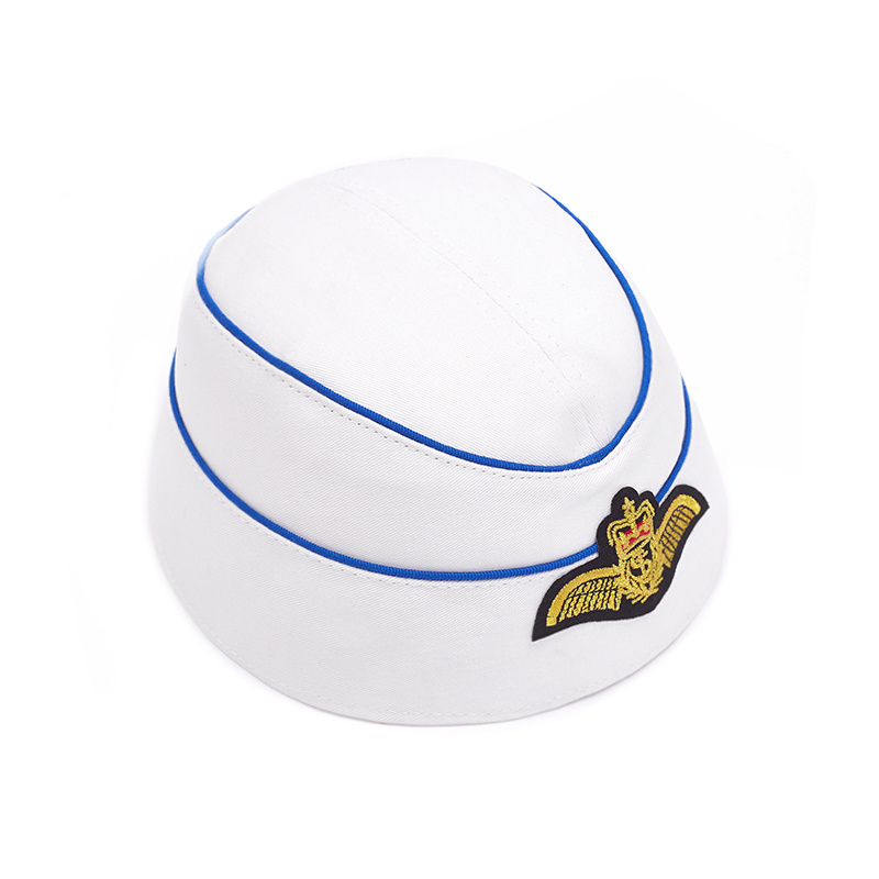 Wholesale Adult Yacht Boat Ship Sailor Captain Hat Navy Marine Embroidered Captain Hat