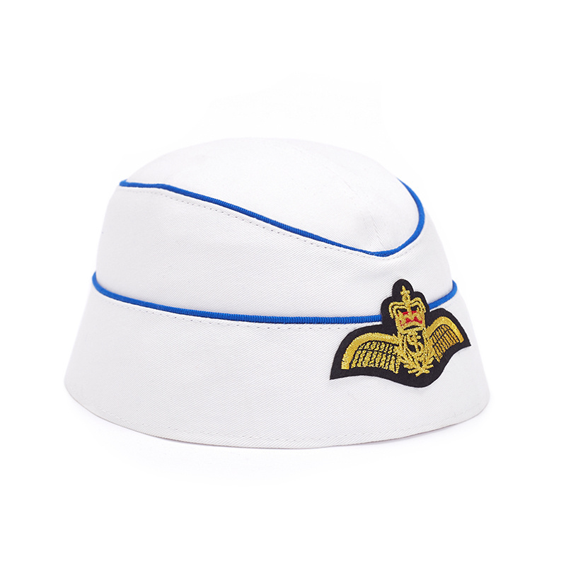 Wholesale Adult Yacht Boat Ship Sailor Captain Hat Navy Marine Embroidered Captain Hat