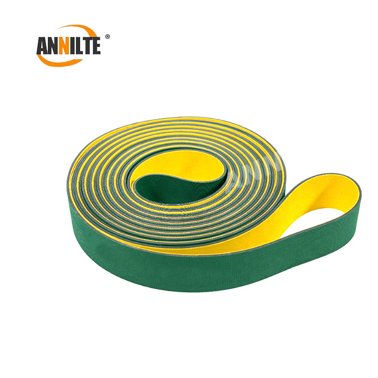 Annilte Wear Resistant Multiple Size Grey Nylon Flat Belt Textile Machine Band Kit Transmission Drive Belt Conveyor Timing Belt