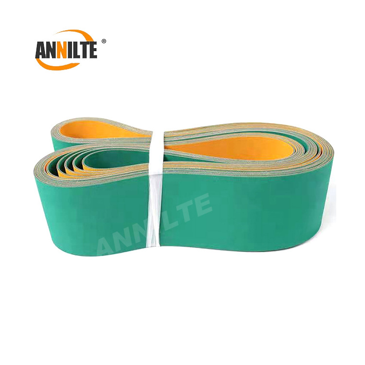 Annilte Wear Resistant Multiple Size Grey Nylon Flat Belt Textile Machine Band Kit Transmission Drive Belt Conveyor Timing Belt