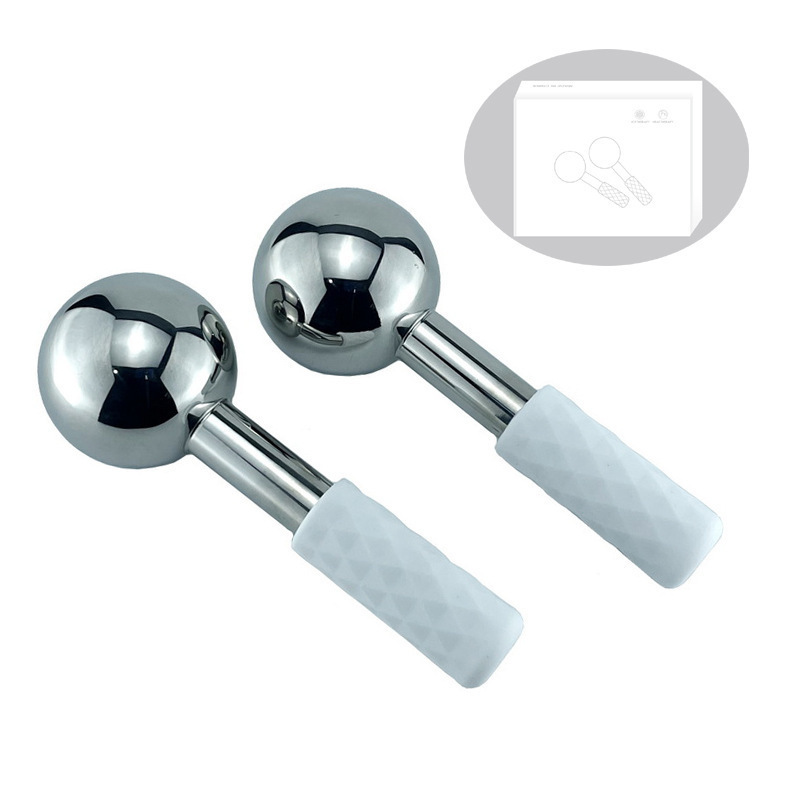 High Quality Hot Premium Frozen Cryo Stainless Steel Ice Magic Facial Globes For Face Massager