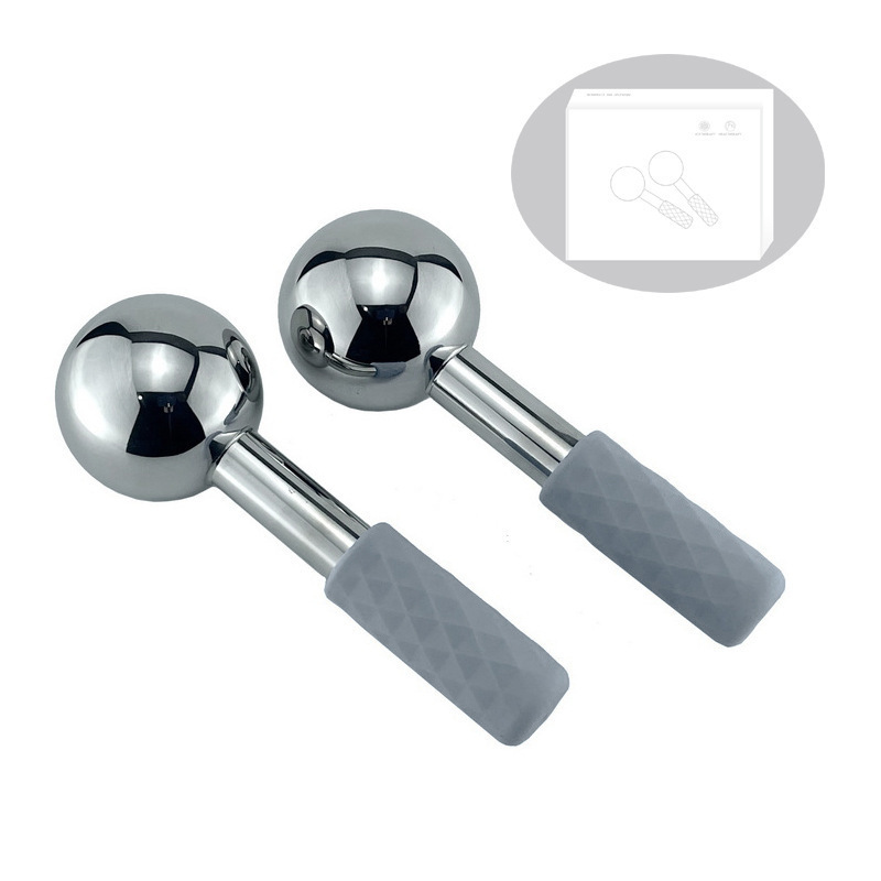 High Quality Hot Premium Frozen Cryo Stainless Steel Ice Magic Facial Globes For Face Massager