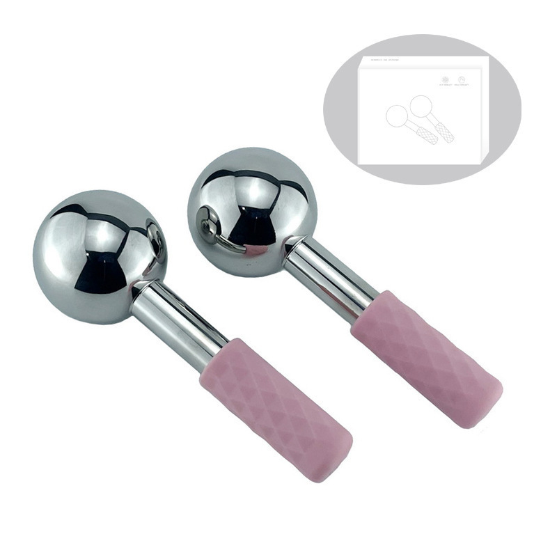 High Quality Hot Premium Frozen Cryo Stainless Steel Ice Magic Facial Globes For Face Massager