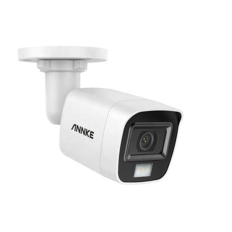 ANNKE 1080P Dual Light Analog TVI Security Camera IR Night Vision 2MP Outdoor Wired CCTV Camera with Audio