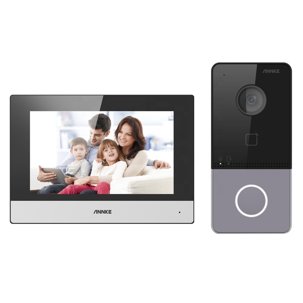 Indoor Video intercom monitor 7 Inch HD Video Door Phone Intercom System Monitor Door Entry System for Home Security