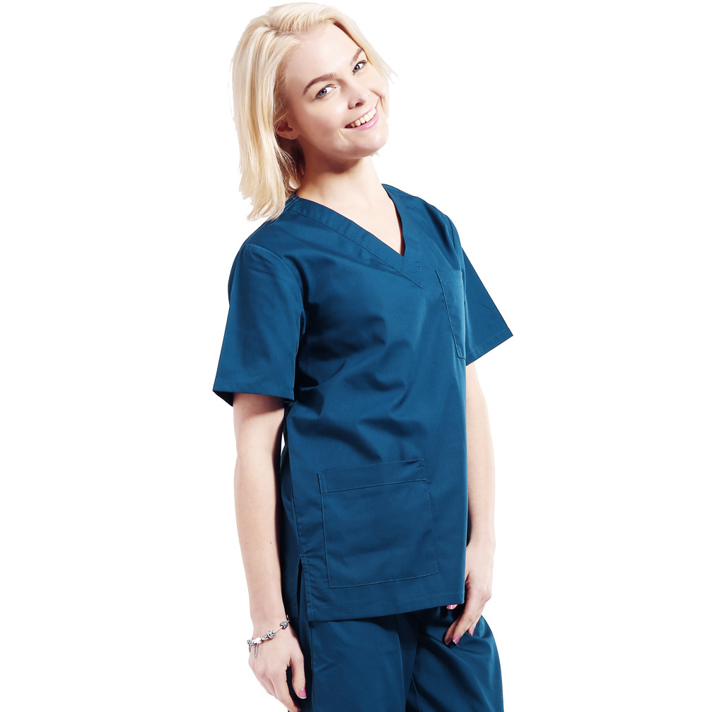 Medical Uniform Women and Man Nursing Scrubs Set Medical Scrubs Hospital Staff Uniforms Navy Various Colors Hospital Uniform