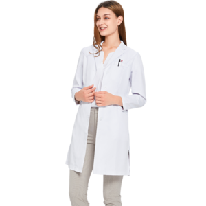 Anno 2021 New Arrival High Quality Dust-proof Anti-wrinkle Fit Hospital Uniforms White Lab Coat for women Medical Gown