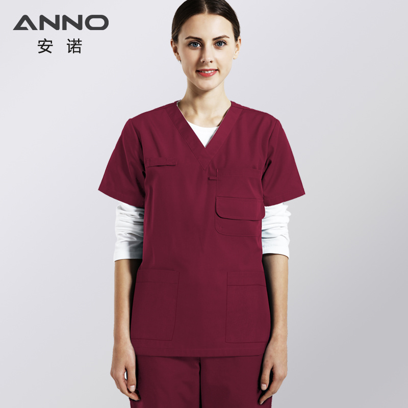 OEM Blue Bleach Resistant Medical Scrubs Wholesale