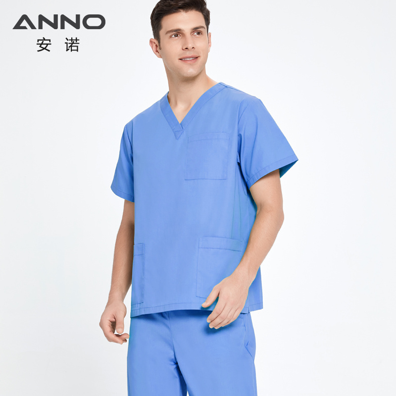 ANNO High Quality Overweight Size Hospital Clinic Doctor Surgical Nurse Uniform Unisex