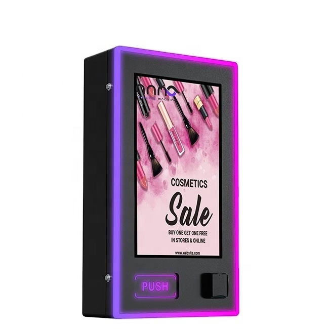 Popular Beauty Wholesale Item Cosmetics Combo Vending Machine Wall Custom Small Lash Automatic Hair Eyelash Vending Machines