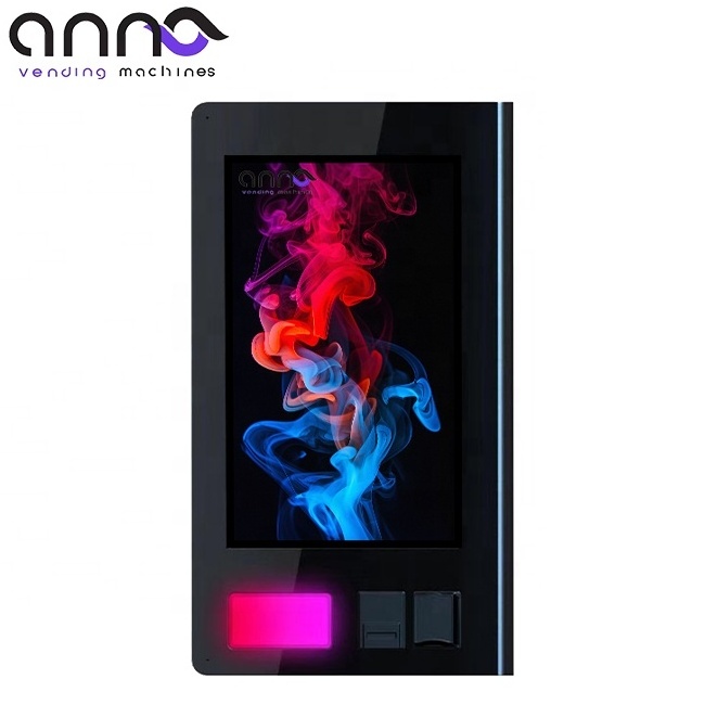 Single Cigarette 32Inch Touch Screen Led Strip Vending Machine With Age Verification For Bar