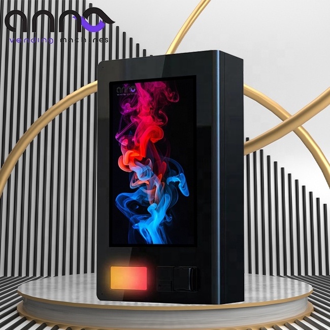 Single Cigarette 32Inch Touch Screen Led Strip Vending Machine With Age Verification For Bar