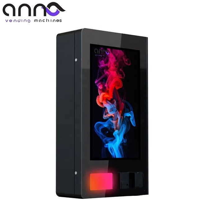 Single Cigarette 32Inch Touch Screen Led Strip Vending Machine With Age Verification For Bar