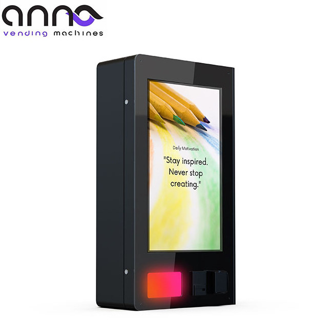 Anno Library Book Pencil Pen Stationary Vending Machine Cheap Wall Machine With Bill and Card Payment For Store